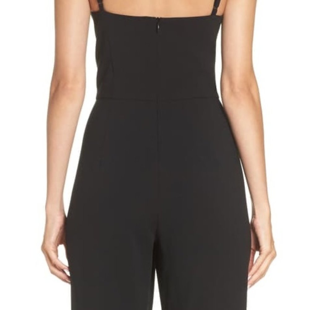 French Connection Sweetheart Flared Leg Jumpsuit 2 - Picture 8 of 16